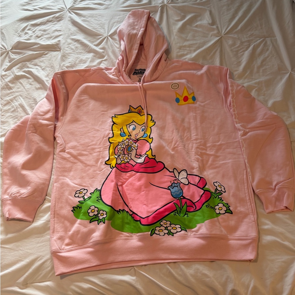 Nintendo Super Mario Pink Hoodie
